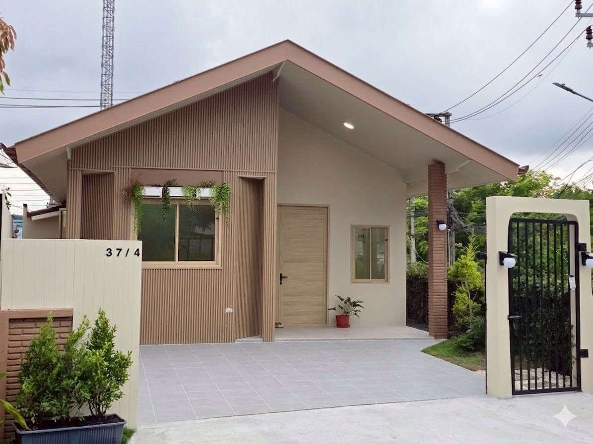 บ้านเดี่ยว 3 ห้องนอน เมือง · พนาสนธิ์ การ์เด้นโฮม รูปที่ 1