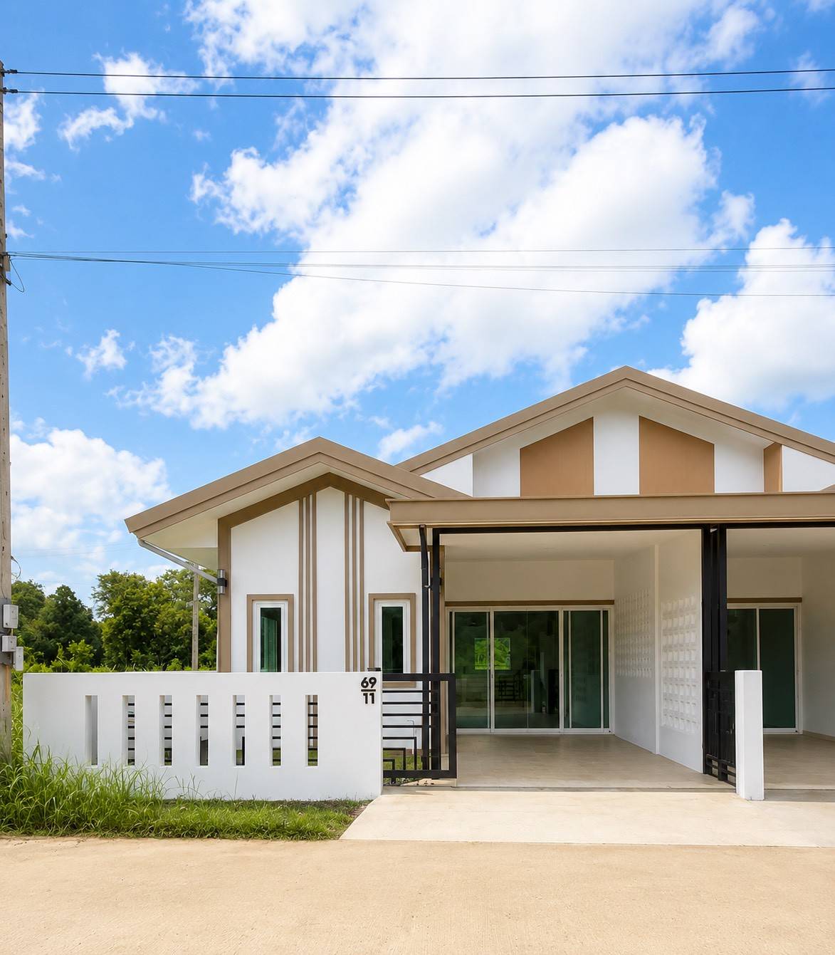 บ้านเดี่ยว 2 ห้องนอน ป่าคลอก · หมู่บ้านสวนไพร อนุสาวรีย์ ศรีสุนทร รูปที่ 2