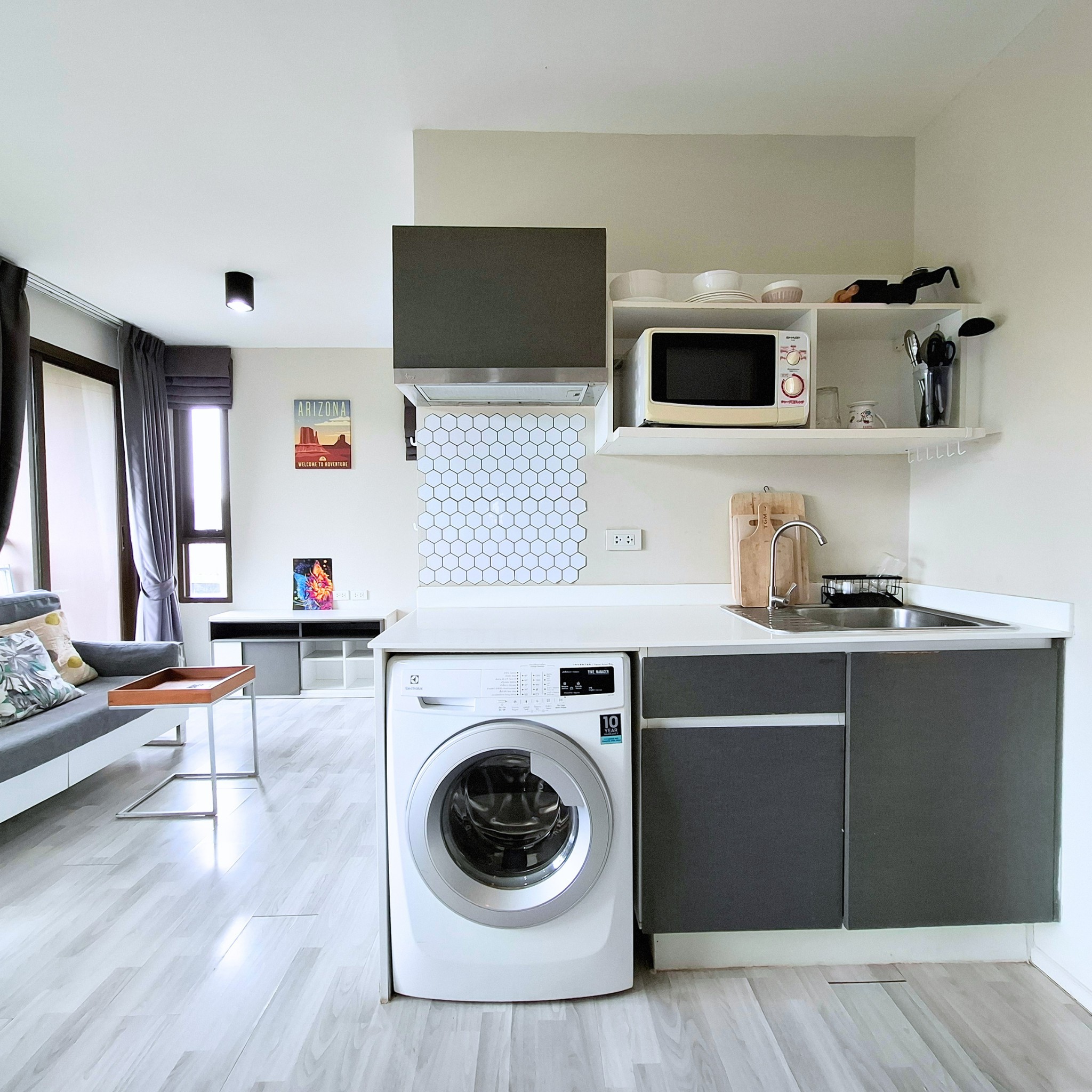 คอนโด 2 ห้องนอน หลังเซ็นทรัล · สเคป3 คอนโดมิเนียม แต่งครบ พร้อมเข้าอยู่ รูปที่ 1